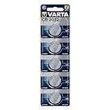 VARTA Batterien Electronics CR2032 Lithium Knopfzelle 3V Batterie 5er Pack...