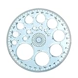 Zeichnungskreisvorlage - Löschen Sie die geometrische Acryl -Schablone für...