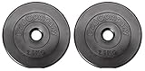 Bad Company Hantelscheiben 30/31 mm Kunststoff 2 x 2,5 kg I Gewicht 2,5kg...