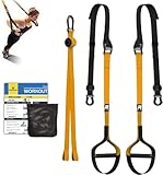 RHINOSPORT Schlingentrainer Sling Trainer Set mit Türanker Einstellbar Fitness...