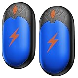 Handwärmer Elektrisch 2 Pack, Ultraleicht Taschenwärmer Wiederaufladbar,...