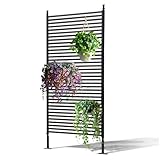 Gartenwelt Riegelsberger Lamellenzaun 90x180 cm braun (ohne Füße) Sichtschutz...