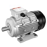 VEVOR 2,2 kW Elektromotor 2890 U/min, AC 400 V 4,7 A, 90 l, B3-Rahmen,...