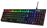 HyperX Alloy Origins Gaming-Tastatur, mechanisch mit HyperX Blue Switches...