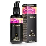 Satin Naturel BIO Rosenöl 50ml - 100% reines Hagebuttenöl kaltgepresst -...