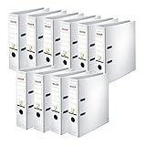 Original Falken 10er Pack PP-Color Kunststoff-Ordner. Made in Germany. 8 cm...