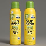 sunozon Sport Sonnenspray LSF 50 Anti Sand (2 x 200ml) + PurLife Sticker