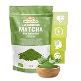 Matcha Tee Pulver Bio - Premium-Qualität - 200g. Original Green Tea aus Japan....