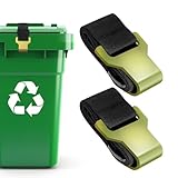 GOURDBRO 2PCS Mülltonnenschloss, Mülltonnenverschluss für Müllcontainer und...
