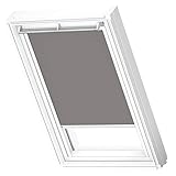 VELUX Original Dachfenster Verdunkelungsrollo, mit weißer Führungsschiene,...