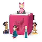 Toniebox Extrapack – Toniebox Starterset Pink mit Kreativtonie + 4 x Disney...