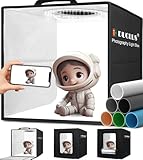 DUCLUS Fotobox, 25x25 cm Fotostudio Set für Produktfotografie, Faltbare Mini...