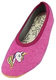 Beck Mädchen Einhorn Gymnastikschuhe, Pink, 31 EU