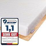 Newentor® Matratzen Topper 140x200cm H4 H5 Hart, Matratzentopper 140x200 Gel...