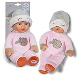 BABY Born for Babies Sleepy Rose - weiche 30 cm Puppe - Mit rosa Körper &...