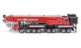 siku 4311, Großkran Mega Lifter, 1:55, Metall/Kunststoff, Rot, Ausziehbarer...