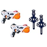 NERF Laser Ops AlphaPoint, 2er Set, LaserTag-Blaster mit Licht- & Soundeffekt,...