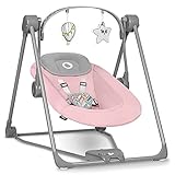 LIONELO Otto Baby Wippe, Baby Schaukel, Spielbogen mit interaktiven Spielzeugen,...
