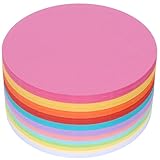 VGOODALL 500 Blatt Origami Papier Rund, 15cm Faltpapier Rund Farbiger Karton...