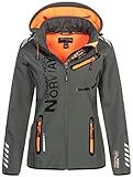 Geographical Norway Damen Softshelljacke Übergangsjacke Frühlings Regen Jacke...