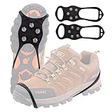 Spikes für Schuhe Winter, Edelstahl Anti Rutsch Spikes Schuhe, Schuhkrallen...