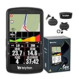 Bryton Rider S810 GPS-Fahrradcomputer Sensor-Bundle mit 3,5' Farb-Touchscreen,...