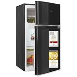 Exquisit Mini Kühl-Gefrierkombination, 85 cm Höhe, Kühlschrank mit...