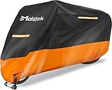 Maizjok Motorrad Abdeckplane Outdoor Motorradabdeckung Wasserdicht 210D Motorrad...