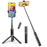 ATUMTEK Bluetooth Selfie-Stick Stativ, 3 in 1 Aluminium Selfie Stange, 360°...