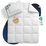 Laleni Baby Bettdecke und Kissen Set - Kinderbettdecke 100x135 cm + Babykissen...