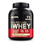 Optimum Nutrition Gold Standard 100% Molkenproteinpulver für Muskelaufbau und...