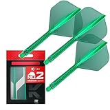 Target Darts K Flex Integrierter Dart-Flug und -Schaft, Nr. 2 Grün (Mittel) |...