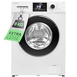 Bomann® Waschmaschine 9kg | inkl. Aqua-Stop | 1400 U/min | Bürstenloser...