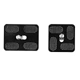 Aupoko Schnellwechselplatte 50mm + 40mm, 2 Stück Kamera Platte PU40 & PU50,...