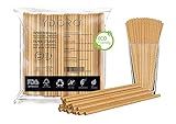 YDORO | Papierstrohhalme 150 Stk. | Strohhalme aus Biologisch Abbaubarem...