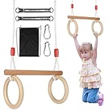 KIMIGO Schaukel Garten,Kinderschaukel Outdoor Indoor,Kinderschaukel aus Holz...