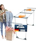 STAHLMANN ® Wäscheständer ausziehbar [20M Trockenfläche ] Made IN EU -...