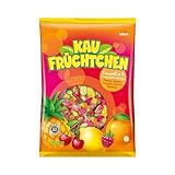 Kaufrüchtchen – 1 x 1000g Vorratspackung – Kaubonbons in fünf fruchtigen...