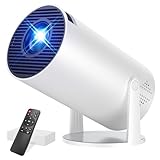 Mini Beamer Unterstützt 4K 1080P, Projektor Tragbarer mit WiFi 6 und Bluetooth...