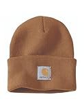 Carhartt Workwear Beanie Mütze Watch Hat, Arbeitsmütze, Braun, mittel