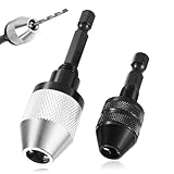 2 STK Schnellspannbohrfutter, Schnell Bohrfutter Adapter, Keyless Bohrfutter,...