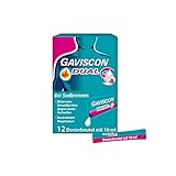 GAVISCON Dual Suspension bei Sodbrennen 12x 10ml Dosierbeutel