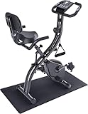 Sportneer Heimtrainer Fahrrad Klappbar für Zuhause - Ergometer Heimtrainer mit...