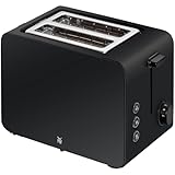 WMF Stelio Toaster 2 Scheiben Edelstahl, Doppelschlitz Toaster mit...