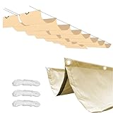 Einziehbar Welle Sonnensegel 1.5x3m, Verstellbar Aufrollbar Sonnensegel,...