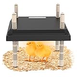 Küken Wärmeplatte 25 x 25 cm, Kükenwärmer Wärmelampe Höhenverstellbar,...