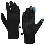 anqier Touchscreen Handschuhe Herren Damen Rutschfest Winddicht...