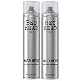 Bed Head by TIGI Hard Head Haarspray für extra starken Halt, 385 ml, 2er-Pack