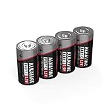 ANSMANN Batterien Mono D LR20 4 Stück 1,5V - Alkaline Batterie langlebig &...