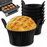 8 Stück Muffinform Silikon für Heißluftfritteuse, Silikonform...
